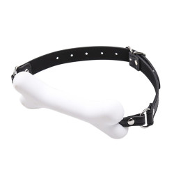 Kinky Puppy Baillon SM Os Blanc